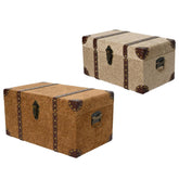 Decoris MDF Rectangular Chest with Copper Closure 48 x 29cm - 2 Assorted